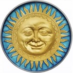 Niue Island 2 oz THE SUN series CELESTIAL BODIES $5 Silver coin 2017