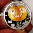 Niue Island HALLOWEEN Silver coin $2 Jack-o-Lantern 1oz Glow In The Dark Series 2014 Proof