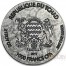 Republic of Chad RAMESSES II series EGYPTIAN RELIC Silver coin 1000 Francs 2017 Antique finish 2 oz