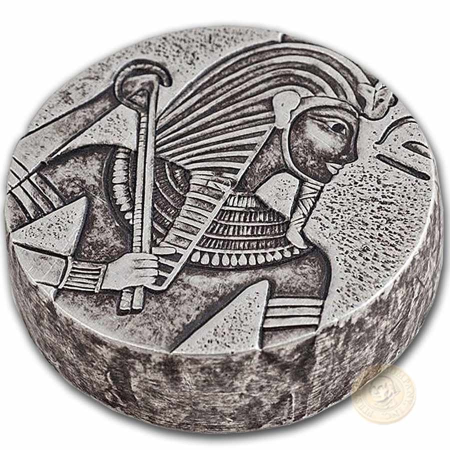 Republic of Chad KING TUTANKHAMUN series EGYPTIAN RELIC Silver coin