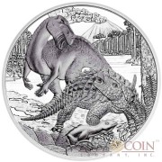 Austria Cretaceous period - Life on the Ground "Prehistoric Life" Series 20 Euro Silver Coin 2014 Proof