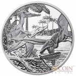Austria Jurassic period - Life in the Air "Prehistoric Life" Series 20 Euro Silver coin 2013 Proof