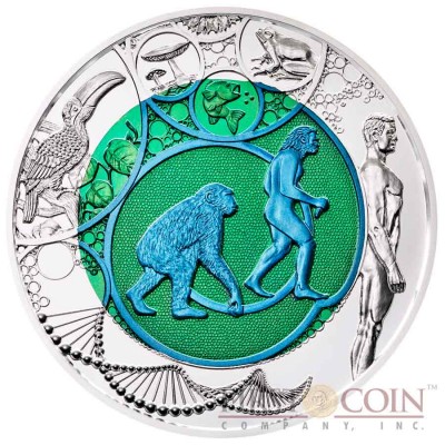 Austria (R) EVOLUTION THE DAWN OF A NEW ERA series Silver-Niobium coin 25 Euro 2014