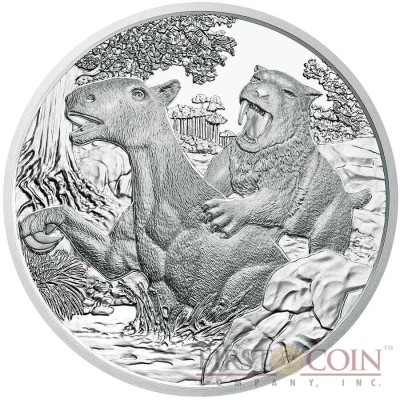 Austria Tertiary period - Life on the Earth "Prehistoric Life" Series 20 Euro Silver Coin 2014 Proof