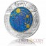 Austria COSMOLOGY series Silver-Niobium coin 25 Euro 2015