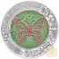 Austria MICROCOSM MIKROKOSMOS BUTTERFLY series Silver-Niobium coin 25 Euro 2017