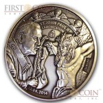 Benin Canonization John Paul II Silver coin 1000 Francs 1 oz Ultra High Relief Handmade Antique Finish 2014
