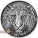 Burkina Faso The Lion "African Big Five" series High Relief Silver coin 1,000 Francs 2014 Antique finish 1 oz