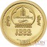 Mongolia YEAR OF THE MONKEY Series LUNAR Gold Coin 1000 Togrog  2016 Proof