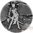 Tokelau VALKYRIE Mythical series LEGENDS OF ASGARD Silver Coin $10 Antique finish 2016 Max Relief Minting 3 oz