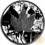 Canada SPADES MAPLE SKULL CANADIAN MAPLE LEAF Series CARD SUIT $5 Silver Coin 2018 Black Ruthenium 1 oz