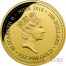 Niue Island BLUE TONGUE LIZARD $100 Gold coin 2016 Proof 1 oz