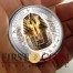 Fiji PHARAOH TUTANKHAMUN series GOLDEN & COLORFUL EGYPT $1 Gilded Colored Silver coin 2012 Proof 