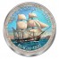 East Caribbean States Famous Sailing Ships series II Cu-Ni with Handcrafted Cold-enamel-application $2.5 Ten Coin Set