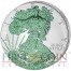 USA American Eagle Four Seasons 4 Four Silver Coin Set $4 Jewel Edition 2015 Emerald Diamond Ruby Sapphire 4 oz