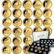 Liberia EUROPEAN COLLECTION series Gold coin set $312 Proof 2008