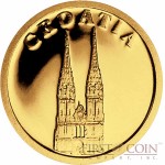 Liberia CROATIA $12 "European Collection" series Gold coin 2008 Proof