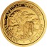 Somalia Elephant 20 Shillings series African Wildlife Gold 1/50 oz Coin 2012 Proof