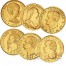 Germany THE GOLD MONARCHS Collection six Gold coin set 1814 - 1890