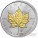 Canada Maple Leaf Canadian $5 Gilded 2014 Silver coin 1 oz
