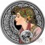 Niue Island Painter Alphonse Mucha Zodiac series $12 Colored Silver Coin 12 coin set 2010, 2011 Proof 11 oz