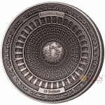 Samoa UNITED STATES CAPITOL WASHINGTON series 4 LAYER MINTING $10 Silver coin 100 g Antique finish 2017 Ultra High Relief Concave shape 3.2 oz