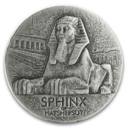 Republic of Chad SPHINX series EGYPTIAN RELIC Silver coin 3000 Francs 2019 Antique finish ULTRA THICK 5 oz