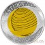 Republic of Palau SATURN series SOLAR SYSTEM NIOBIUM $2 Silver-Niobium Coin Proof 2017