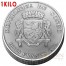 Congo Kilo AMUR LEOPARD PANTHERA PARDUS ORIENTALIS series NATURE’S EYES Silver coin 10,000 Francs Antique finish 2016 High Relief 1 KILO