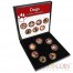 USA DOGS 7 x 25 Cents Copper-Nickel Seven Coin Collection Set Cold Enamel 2001