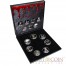 Great Britain DRACULA 7 x 1/2 Penny Copper-Nickel Seven Coin Collection Set Cold Enamel 1954 - 1970