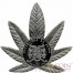 Benin CANNABIS SATIVA SHAPE series FAMOUS PLANTS Marijuana Scented Copper-Nickel Silver plated coin Colored 2011 Proof