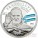 Cook Islands POPE FRANCISCUS 1ST ANNIVERSARY series RELIGIOUS PEOPLE Silver coin $2 Blue enameling Proof 2014