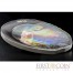 Palau BIG OYSTER SHEEP'S EAR ABALONE 5th Anniversary series SEA TREASURES $20 Silver Coin Shell shape 2016 Ultra High Relief Real pearl Proof 3 oz