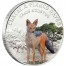 Niger Side Striped Jackal "Predator Hunters" series Silver coin 1000 Francs Colored 2012 Proof