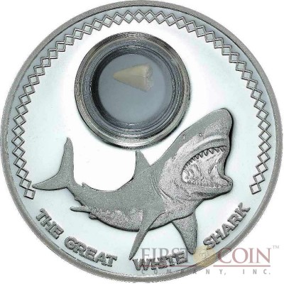 2010 Palau $1 SCALLOPED HAMMERHEAD SHARK Marine Life Protection Ag Plated Coin 