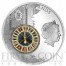 Cook Islands New York Grand Central Terminal 100 Anniversary Windows of History Glass Inlay $10 Silver Coin 50 g 2013