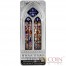 Cook Islands COLOGNE CATHEDRAL $60 Premium Giant Edition Windows of Heaven series Giant Three Silver Coin set Colored Window 2014 Proof-like 9 oz