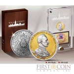 German Empire Wall Street Heritage Series Silver Edition Emperor Wilhelm II 3 Marks Gilded & Platinum application 1890-1913
