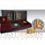 Cook Islands THE GOLDEN THRONE of TUTANKHAMUN Two Coin Set Premium Edition of Masterpieces of Art Series $20 Silver 3 oz & $25 Gold 1/4 oz 26 Swarovski Crystals Gold Plated Proof & Rhodium Finishing 2015