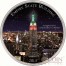 Cameroon USA THE EMPIRE STATE BUILDING 1.500 Francs Landmarks at Night Series 2015 Silver coin Colored 2 oz