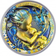 Palau BABY-CYBORG PROJECT series CYBORG REVOLUTION $20 Silver Coin 2022 High relief Black Proof 3 oz