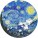 Palau STARRY NIGHT - VAN GOGH series MICROPUZZLE TREASURES $20 Silver Coin 2019 Proof 3 oz