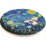 Palau STARRY NIGHT - VAN GOGH series MICROPUZZLE TREASURES $20 Silver Coin 2019 Proof 3 oz