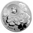 Niue Island FOUR-LEAF CLOVER Series LUCKY COINS Silver Coin Proof $1 Silver filigree element insert 2010