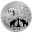 Niue Island ELEPHANT Series LUCKY COINS Silver Coin Proof $1 Silver filigree element insert 2011