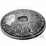 Niue Island VOLCANO ERTA ALE ETHIOPIA series VOLCANOES Silver coin $2 Real lava inlay Ultra High Relief Concave Convex shape 2014 Antique finish 2 oz