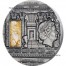 Niue Island EGYPT series IMPERIAL ART Silver coin $2 High Relief Antique finish 2015 Citrine inlay 2 oz