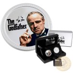 Niue Island THE GODFATHER - DON VITO CORLEONE $4 Two Silver Coin Set 2015 Proof 2 oz