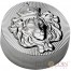 KING LION 99.9% Fine Silver Stacker Thick coin round Ultra High relief Proof 5 oz
